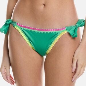 X Solange Gerrarini Crochet Trim Full Swimsuit Bikini Bottom